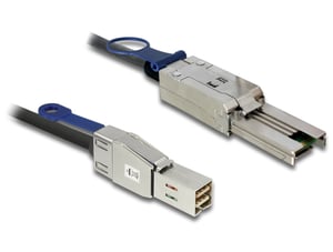 DeLOCK 83735 kabel SAS 3 m Czarny