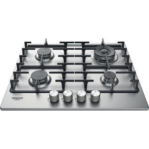 Hotpoint PPH 60G DF/IX Stainless Steel Built-in 59 cm Gas 4 zones