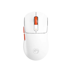 Marvo Scorpion G964W Niro 60 – kabellose und Bluetooth-fähige, über USB-C aufladbare Gaming-Maus (weiß) – optische Maus