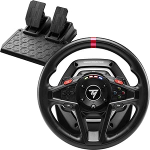 Thrustmaster T128 Black USB Steering Wheel + Pedals, Analog, for PC, Xbox, and Xbox One