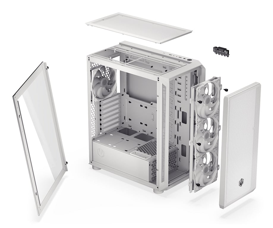 ENDORFY ARX 500 ARGB White Midi Tower Biały