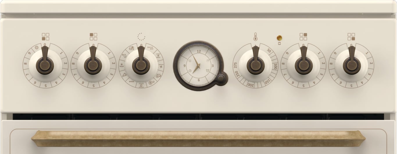 Gorenje GECS5B70CLI Kuchenka wolnostojąca Prąd elektryczny Ceramiczna Beżowy