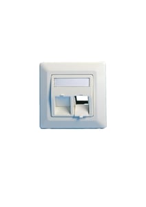 Lanview LVN126188 Rahmen für Steckdosen und Schalter, Weiß