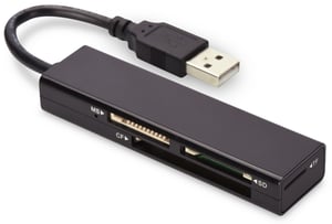Ednet 85241 czytnik kart USB 2.0 Czarny