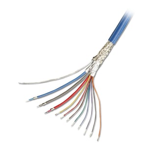Lindy 37244 Koaxialkabel 100 m Blau