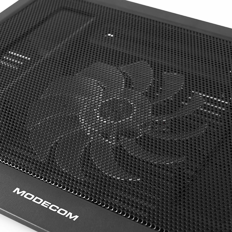 Modecom CF13 podkładka chłodząca do laptop 35,6 cm (14") Czarny
