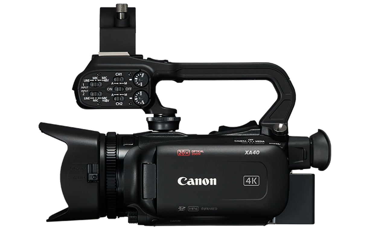 Canon XA 40 Ręczna 21,14 MP CMOS 4K Ultra HD Czarny