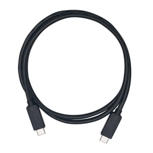 QNAP USB 3.1 Gen 2 10G 1,0 m Typ-C-zu-Typ-C-Kabel, USB-Kabel USB 3.2 Gen 2 (3.1 Gen 2), 1 m, USB-C, schwarz