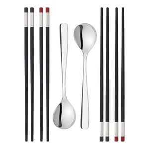 ZWILLING 39180-001-0 Eating Chopsticks Set, Black, Stainless Steel
