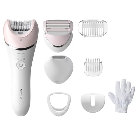 Philips 8000 series Depilator Seria 8000 BRE721/00 Depilator do użytku na sucho i na mokro