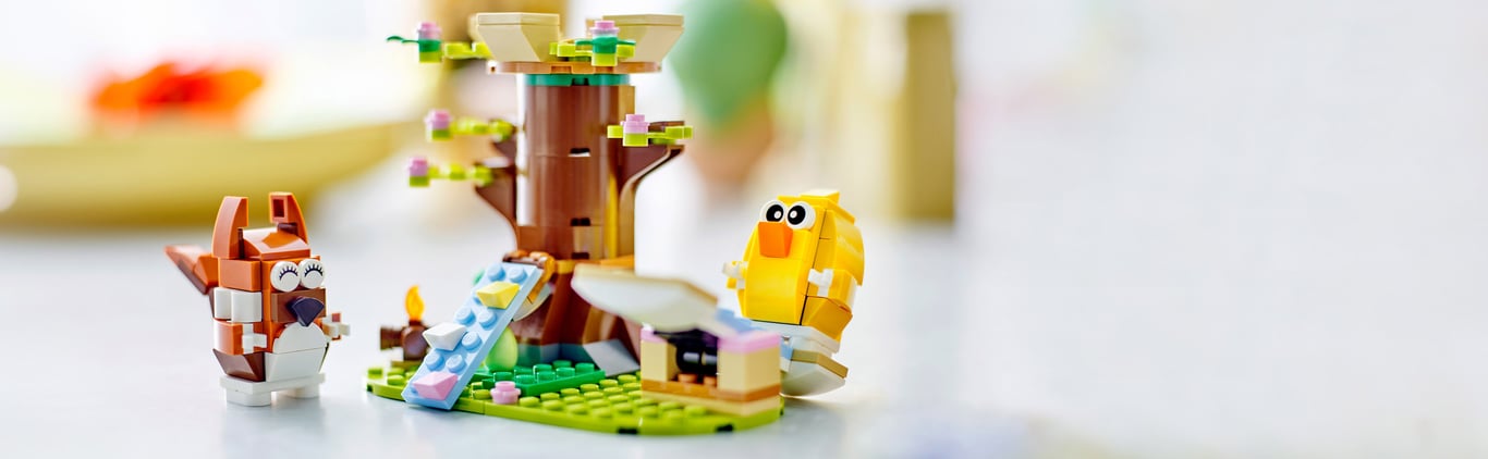 LEGO Iconic Wiosenny plac zabaw dla zwierzątek