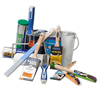Paint applicators and painting accessories