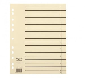 Pagna 44107-09 Zwischenlage, Karton, beige, 10 Stück.
