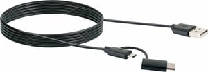 Schwaiger CK 3112 USB 2.0 Cable, 1 m, USB-A to Micro-USB-B, Black