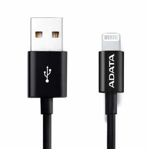 ADATA AMFIPL-1M-CBK kabel Lightning Czarny