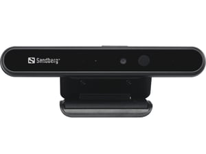 Sandberg Face-ID Webcam 1080p webbkamera 2 MP 1920 x 1080 px USB 3.2 Gen 1 (3.1 Gen 1) Svart