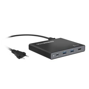 j5create JCDP392-EN USB 3.2 Gen 1 (3.1 Gen 1) Type-C-hubbar och koncentratorer 5000 Mbit/s Svart