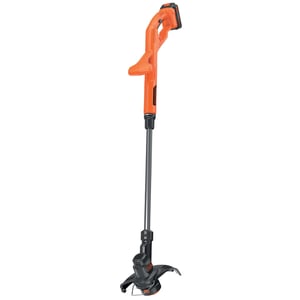 Black & Decker ST182320-QW Brush/Trimmer Cutter, Battery-Powered, Black, Orange