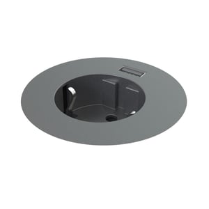 Kondator 935-PM61 Splitter, 1.55 m, 1 x Power Outlet, Indoor, Black