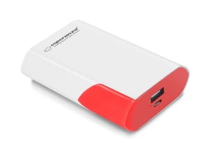 Esperanza EMP111WR powerbank 6000 mAh Röd, Vit
