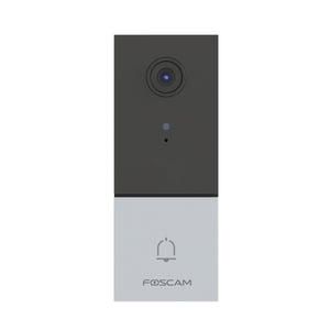 Foscam VD1 wideodomofon 4 MP Czarny, Srebrny