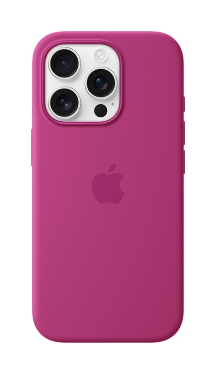Apple Silikonowe etui z MagSafe do iPhone’a 16 Pro – żywy róż