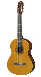 Yamaha C40II Akustisk gitarr, klassisk, brun, gul