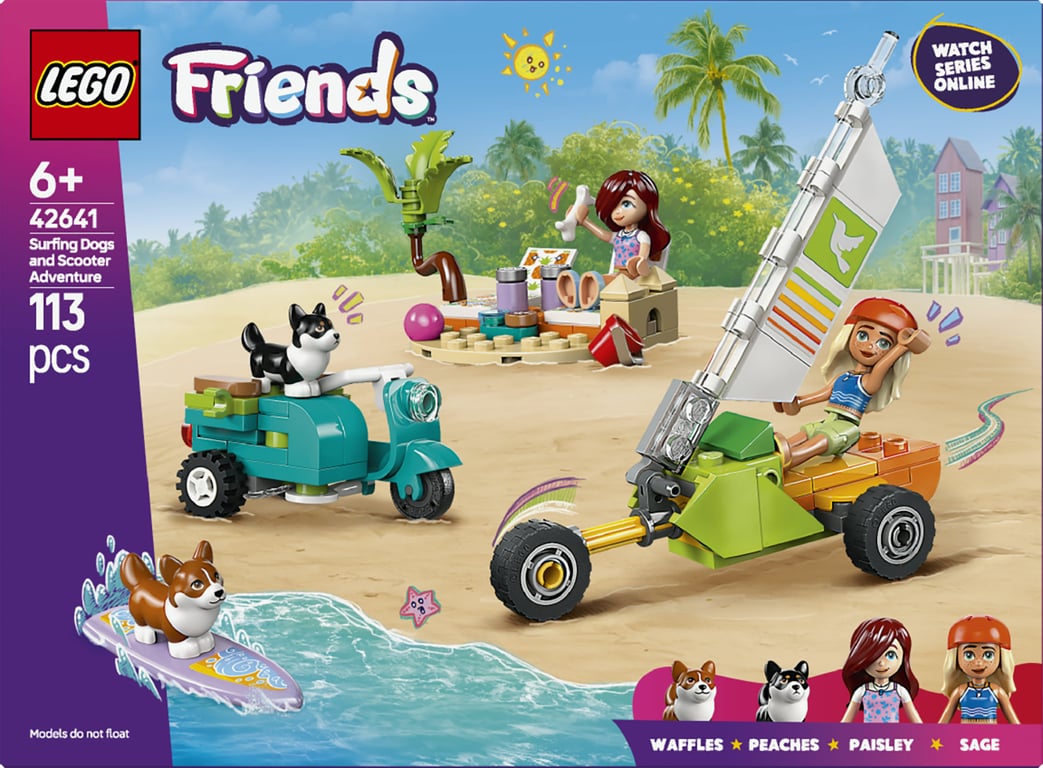 LEGO Friends Przygoda z surfującymi psami i skuterem