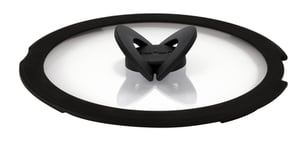 Tefal L9936782 Round Black, Transparent Lid