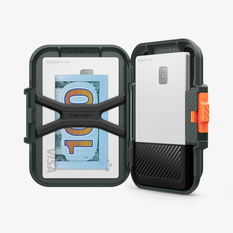 Spigen MagSafe Card Holder Lock Fit (MagFit) Zielony