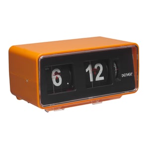 Denver CR-425 radioklocka, analog och digital, orange