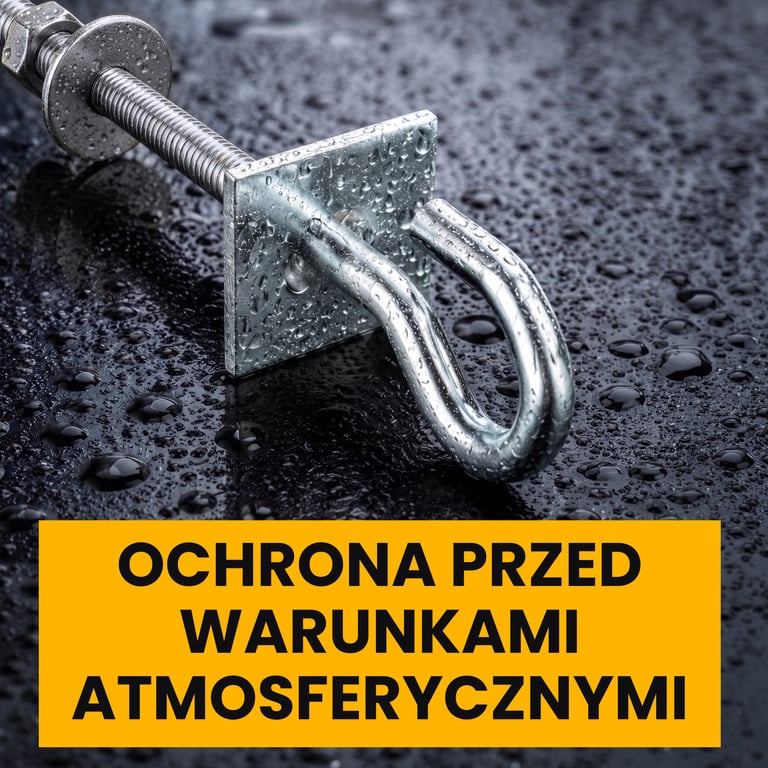 Extralink Śruba hakowa do wieszania uchwytów odciągowych 16/350mm