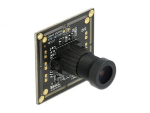 DeLOCK USB 2.0-Kameramodul mit Global Shutter, Schwarz-Weiß, 0,92 Megapixel, 36°, V6, fester Fokus