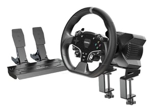 Moza Racing RS053 Gaming-Controller, schwarzes USB-Lenkrad + Pedale für PC, Xbox One, Xbox Series S, Xbox Series X