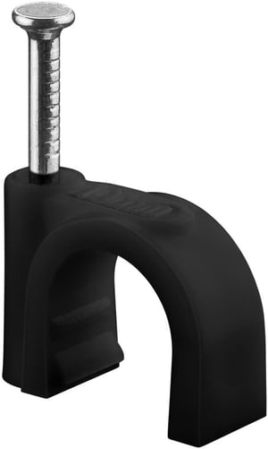 Goobay 64683 Cable Organizer, Black, 100 pcs.