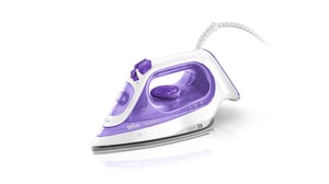 Braun TexStyle 3 SI3042VI Steam Iron, Ceramic Soleplate, 2350 W, Purple, Silver, White