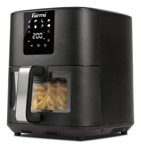 Girmi FG79 Fritteuse, Einzelgerät, 9 l, Standgerät, 1700 W, Heißluftfritteuse, schwarz