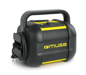 Muse M-968 BTY radio Miejsce pracy Analogowy Czarny, Żółty
