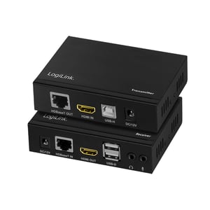 LogiLink HD0029 KVM-Verlängerungskabel Sender und Empfänger