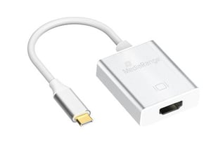 MediaRange MRCS194 extern grafikkort via USB 4096 x 3112 px Silver