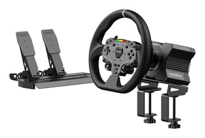 Moza Racing RS20 Gaming-Controller, schwarz, Lenkrad + Pedale für PC