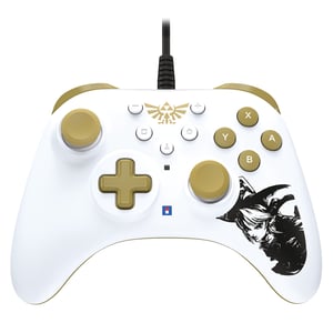 Hori HORIPAD Turbo Zelda Gold, Weiß – USB-Gamepad für Nintendo Switch