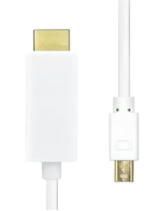 ProXtend MDP1.2-HDMI-003W Kabeladapter 3 m Mini DisplayPort Weiß