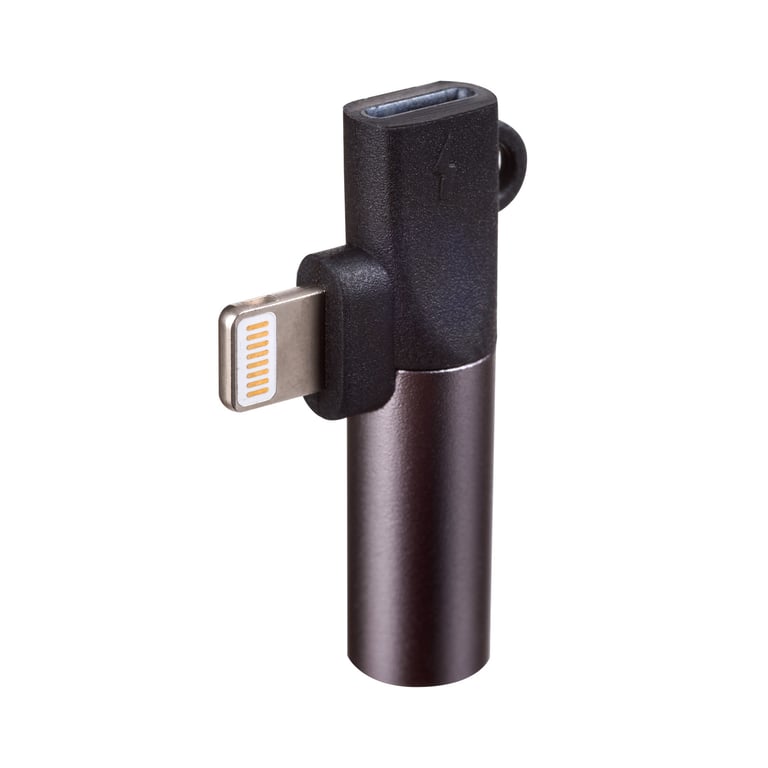 Akyga AK-AD-63 przejściówka do kabli Lightning Jack Czarny
