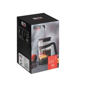 Resto Kitchenware 90508 dzbanek do herbaty Pojedynczy dzbanek 600 ml Czarny