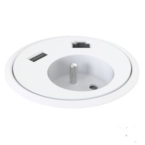 Kondator 935-PD32W Power Distribution Unit (PDU) with 1 x power outlet, White