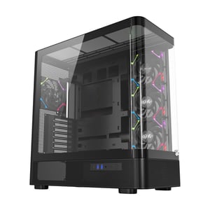 XYZ X-CS-QUANTUM-B zabezpieczenia & uchwyty komputerów Midi Tower Czarny