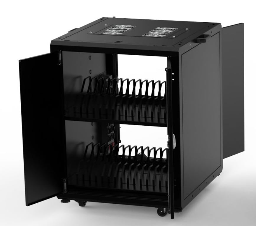 Lanview LVR16U7075BL-DCN-LAPTOP szafka na urządzenia przenośne Czarny