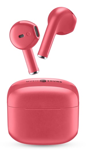 Music Sound Swag True Wireless Stereo (TWS) In-Ear-Kopfhörer Bluetooth-Verbindung/Musik Rosa
