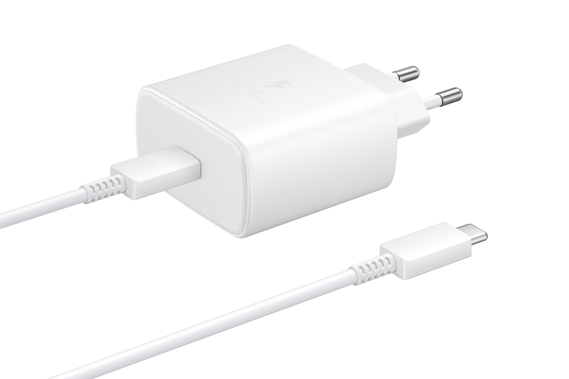 Samsung EP-TA845 Smartfon Biały Prąd przemienny Szybkie ładowanie Wewnętrzna